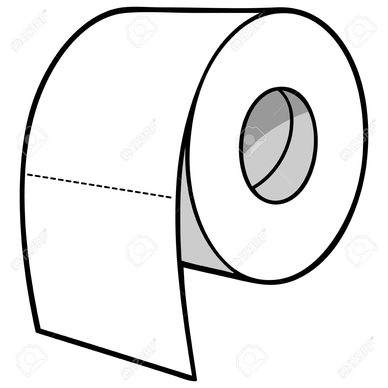 Detail Toilet Paper Image Clipart Nomer 12