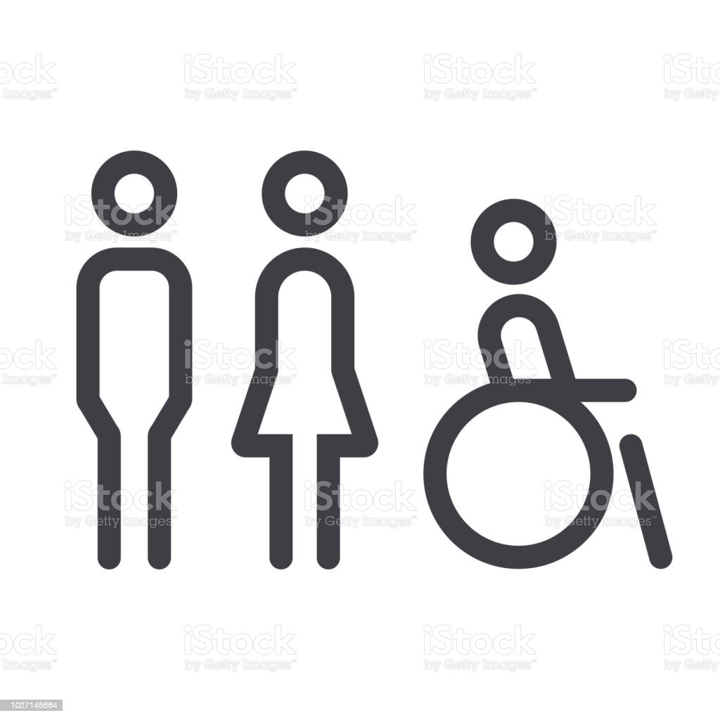 Detail Toilet Pictogram Vector Nomer 17