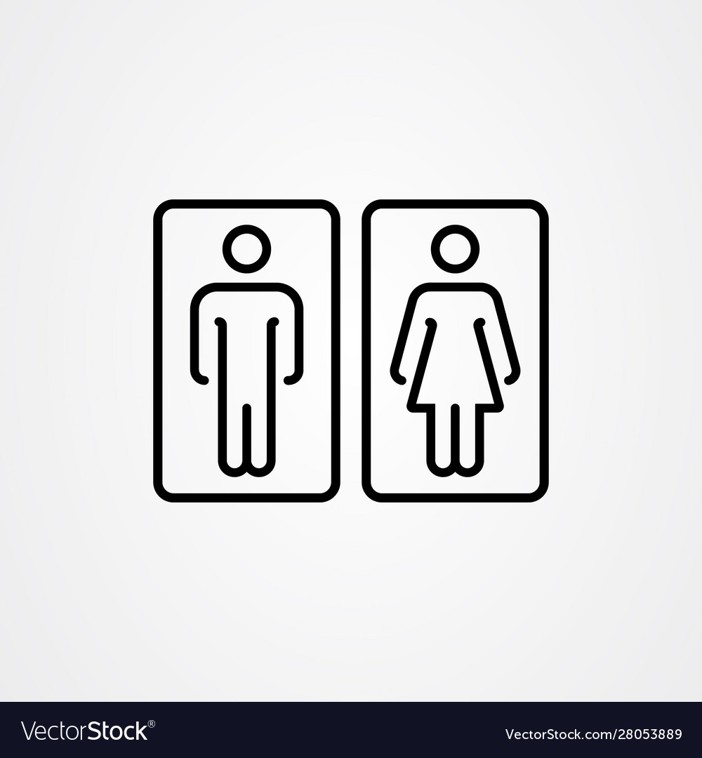 Detail Toilet Pictogram Vector Nomer 24