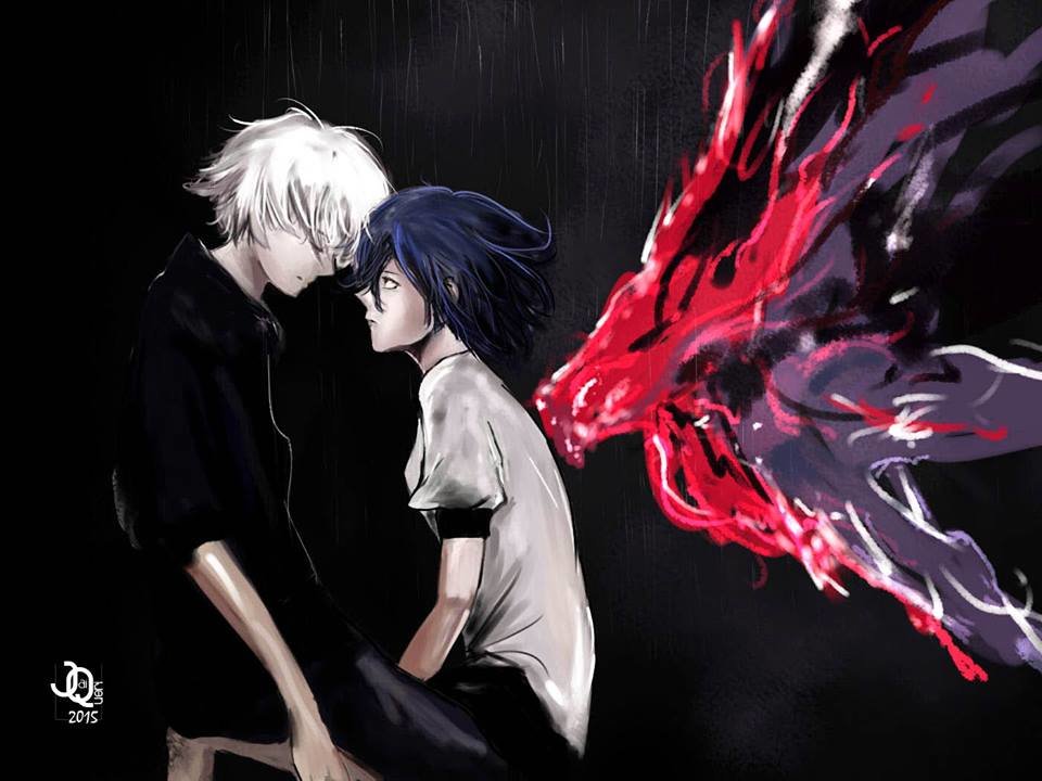 Detail Tokyo Ghoul Kaneki And Touka Nomer 7