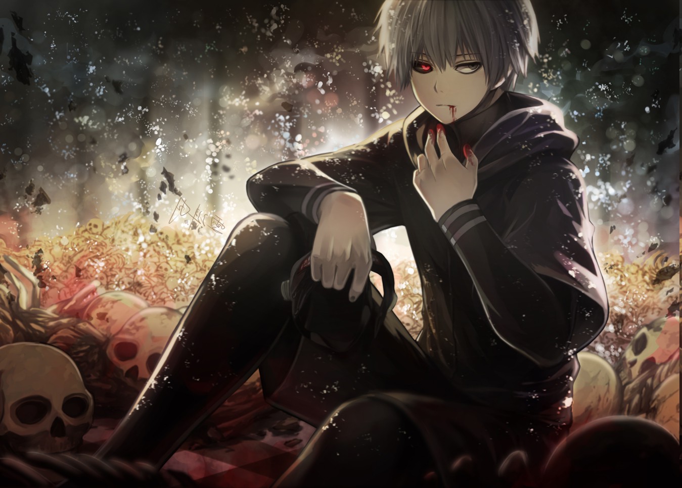 Detail Tokyo Ghoul Kaneki Wallpaper Nomer 47