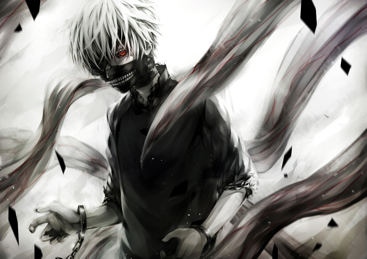 Detail Tokyo Ghoul Ken Kaneki White Hair Kagune Nomer 21