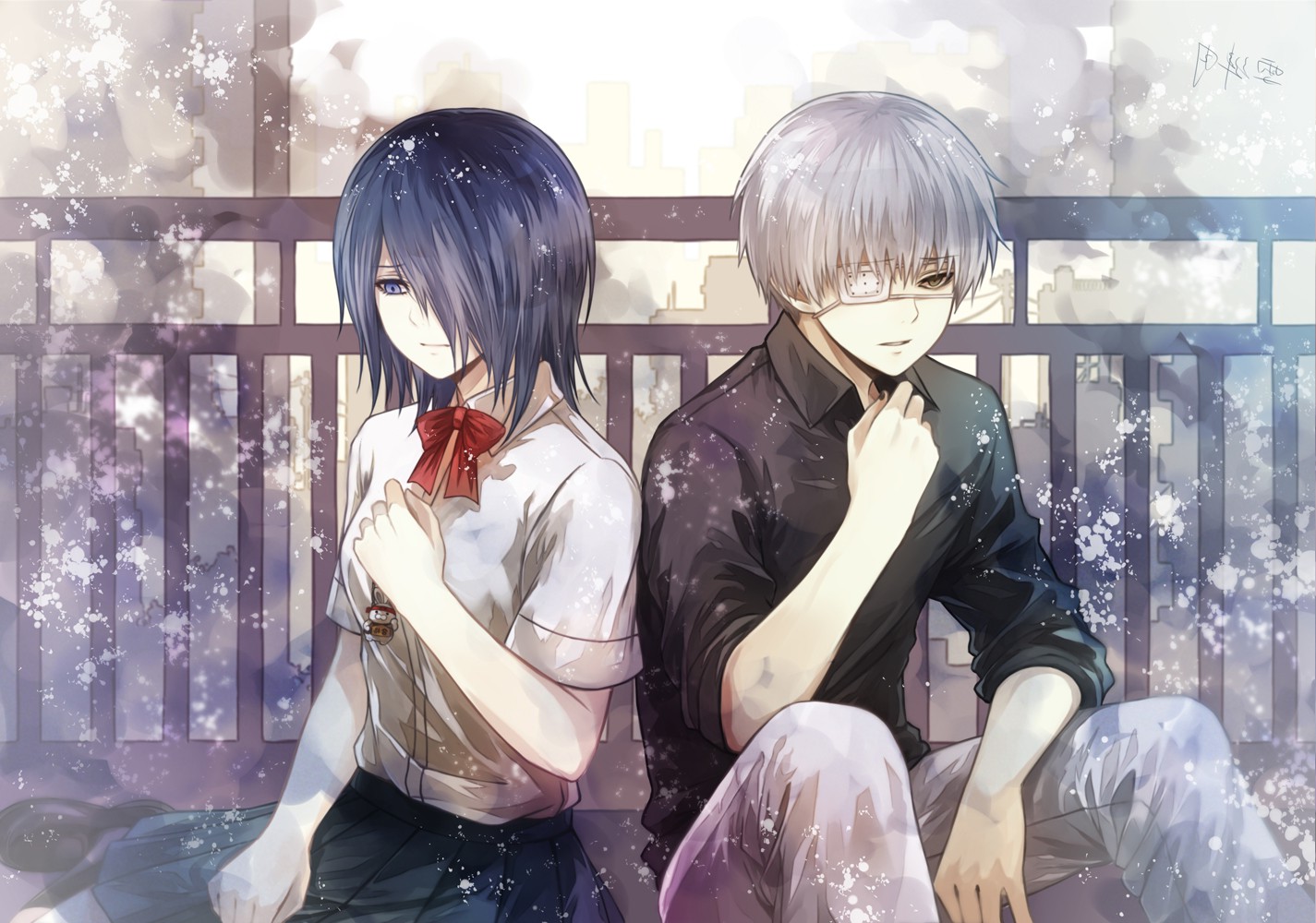 Detail Tokyo Ghoul Wallpaper Touka And Kaneki Nomer 16