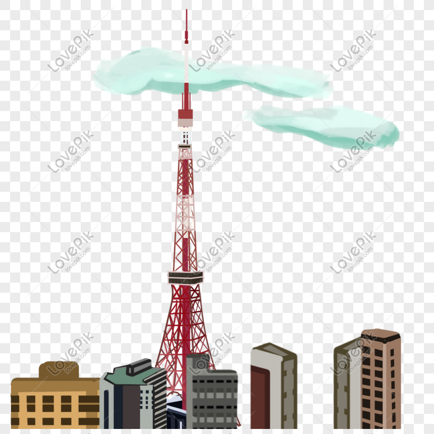 Detail Tokyo Tower Png Nomer 26