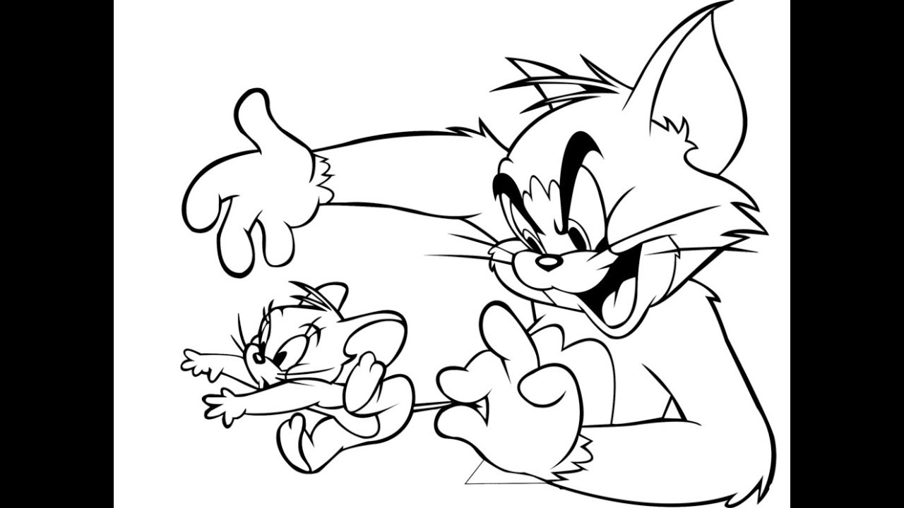 Detail Tom And Jerry Outline Nomer 11