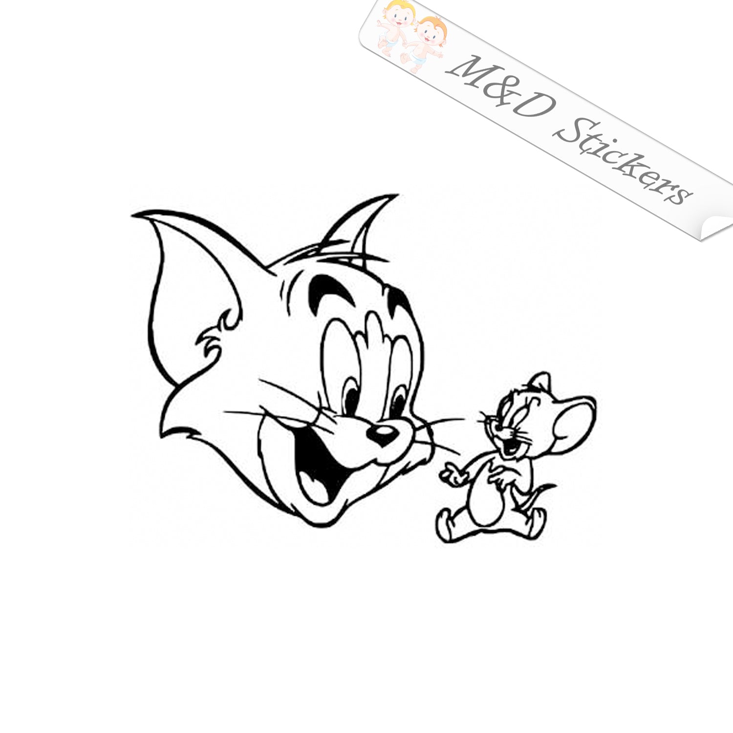 Tom And Jerry Outline - 46+ Koleksi Gambar