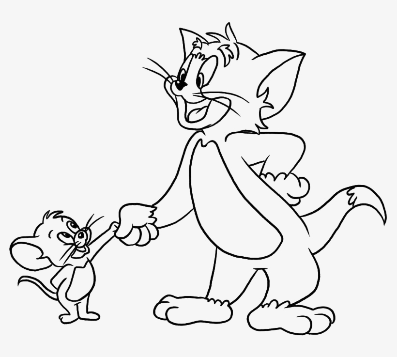 Detail Tom And Jerry Outline Nomer 5