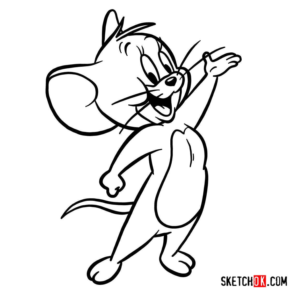 Detail Tom And Jerry Outline Nomer 41