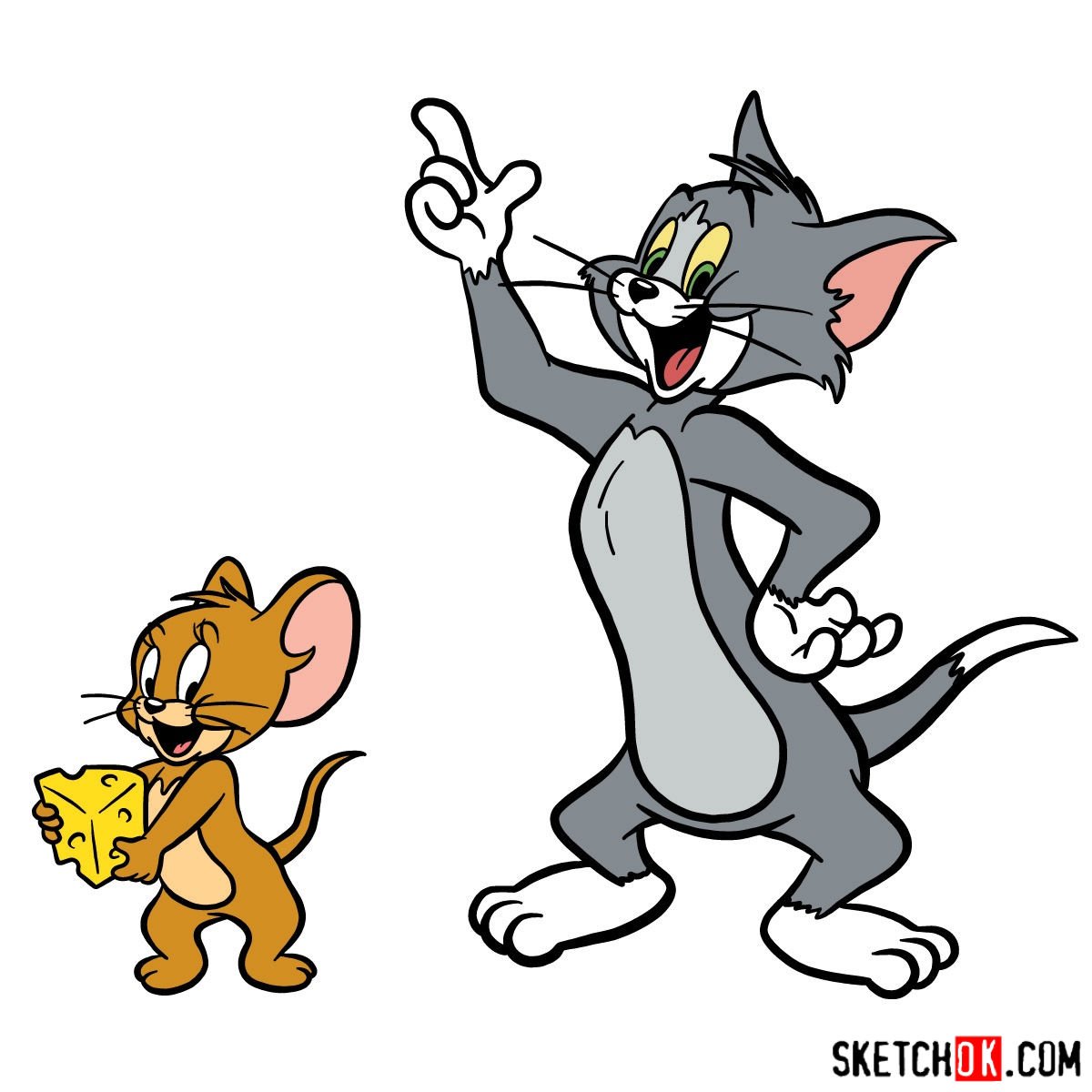 Detail Tom And Jerry Outline Nomer 9