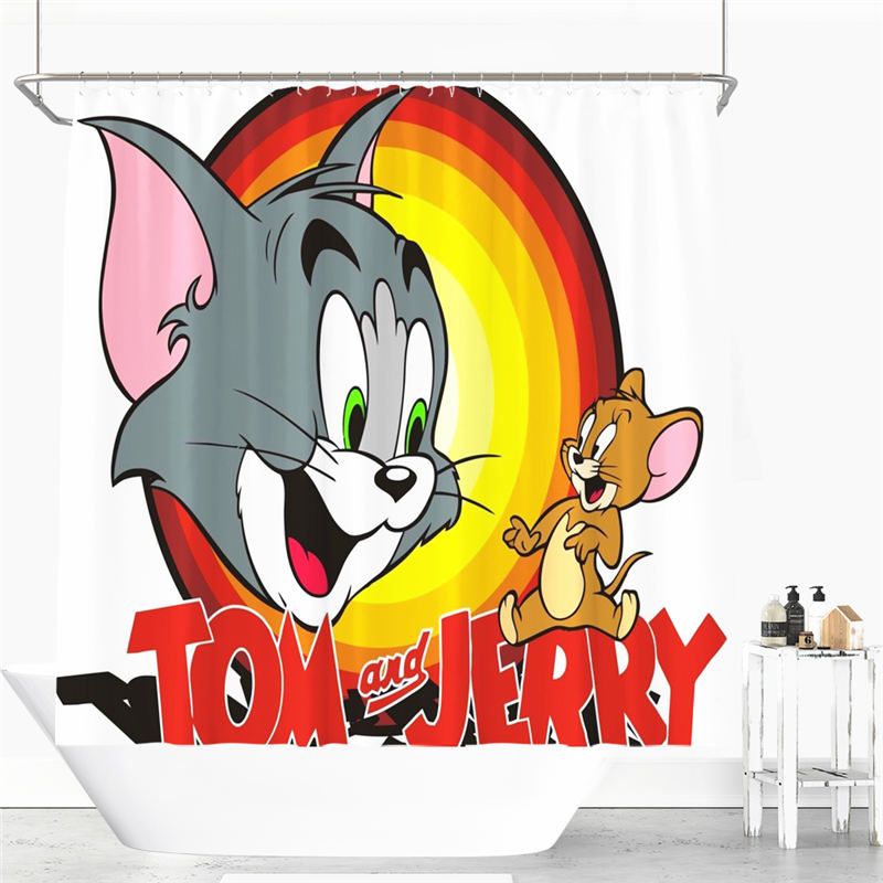 Detail Tom And Jerry Shower Curtain Nomer 2