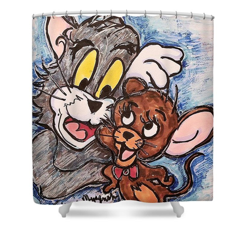 Detail Tom And Jerry Shower Curtain Nomer 26