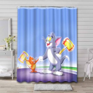 Detail Tom And Jerry Shower Curtain Nomer 9