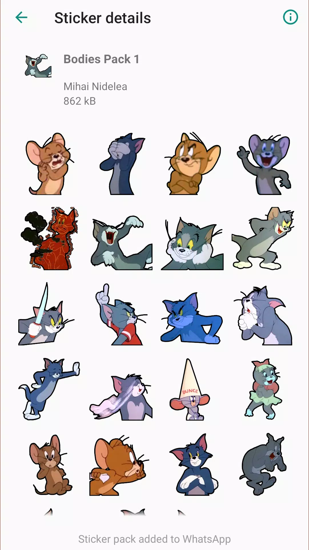 Detail Tom And Jerry Stickers Whatsapp Nomer 32