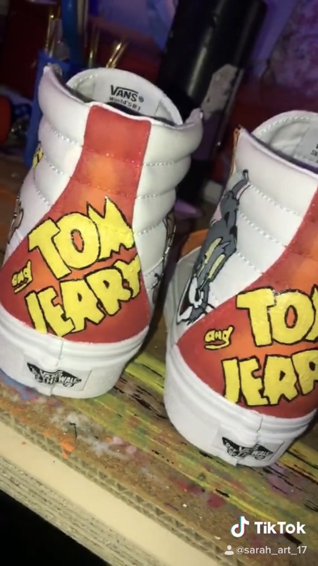 Detail Tom And Jerry Vans Shoes Nomer 10