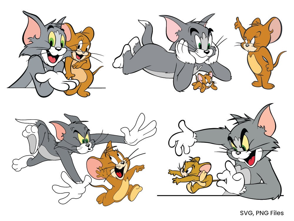 Detail Tom And Jerry Vector Nomer 16