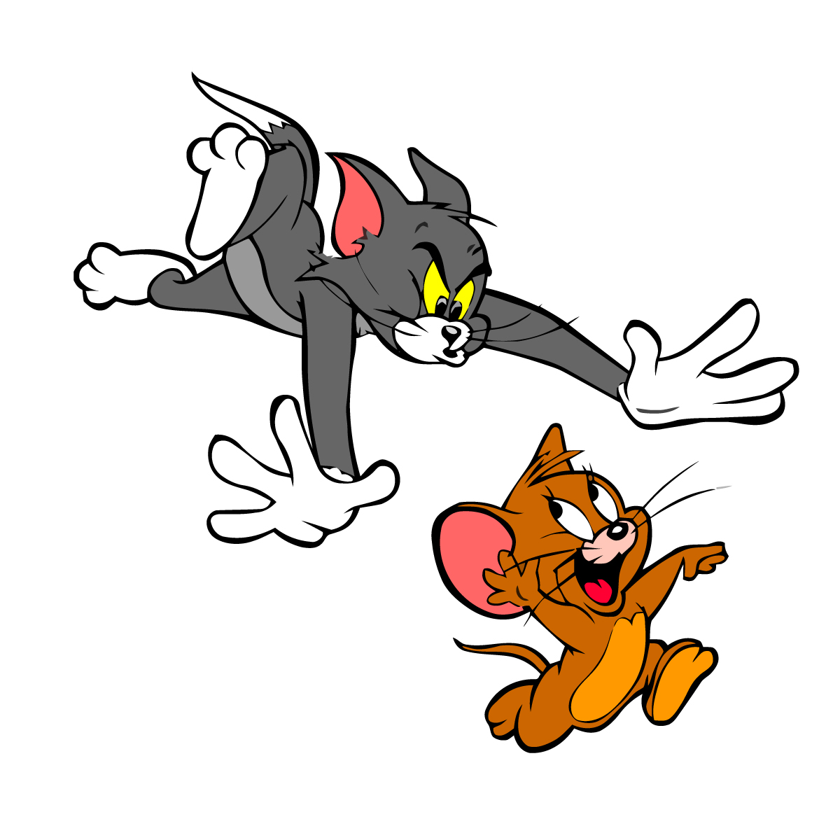 Detail Tom And Jerry Vector Nomer 18