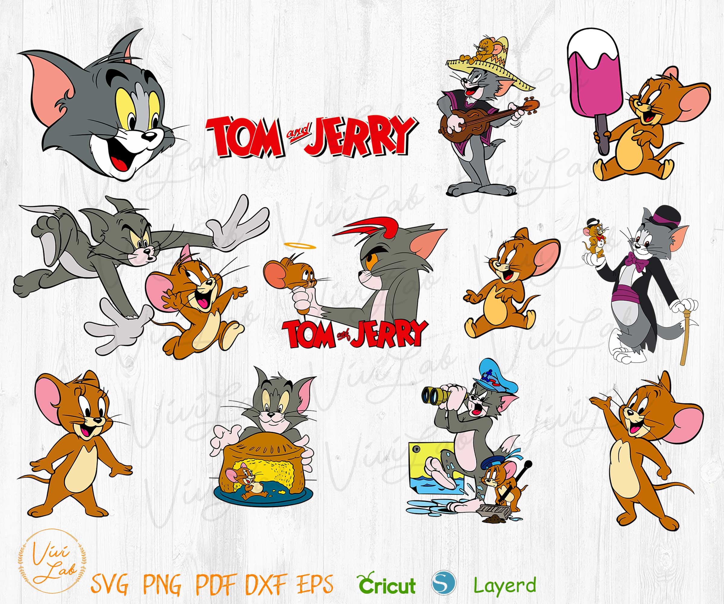 Detail Tom And Jerry Vector Nomer 45