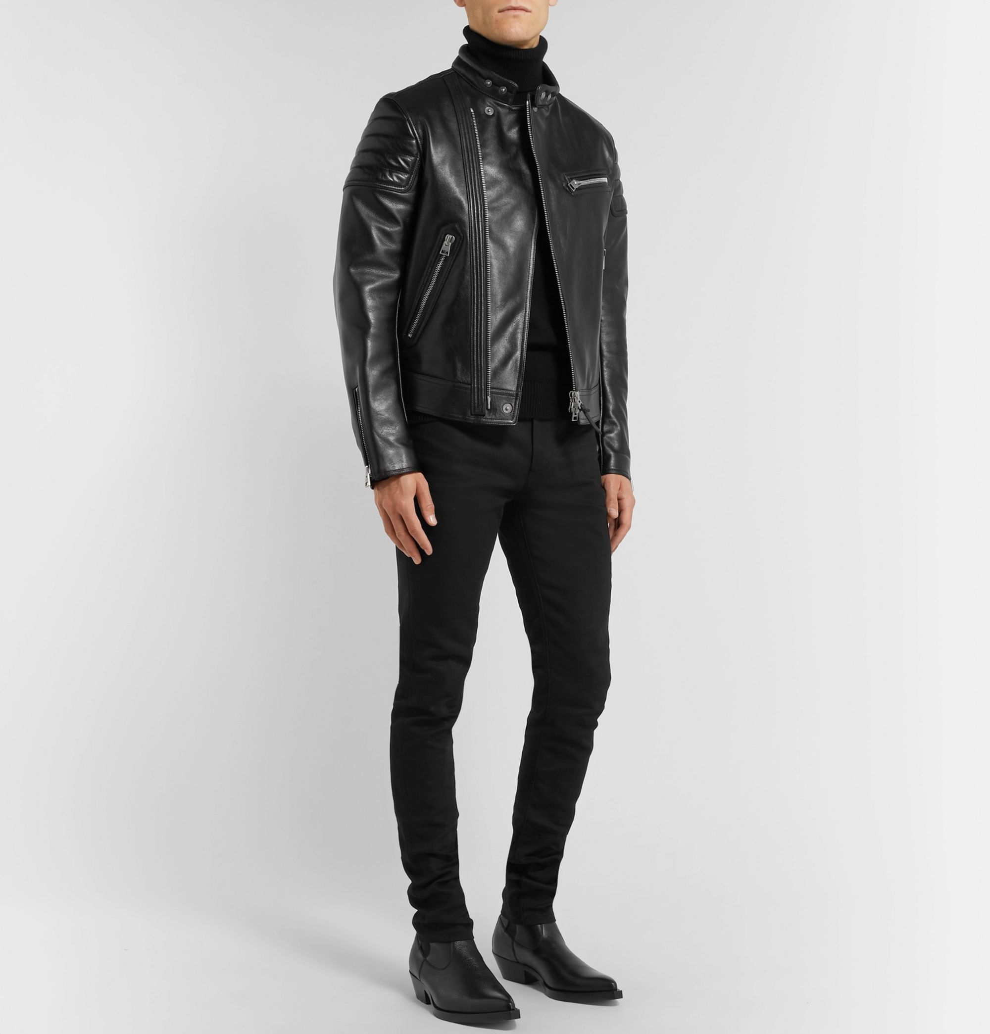 Detail Tom Ford Biker Jacket Nomer 12