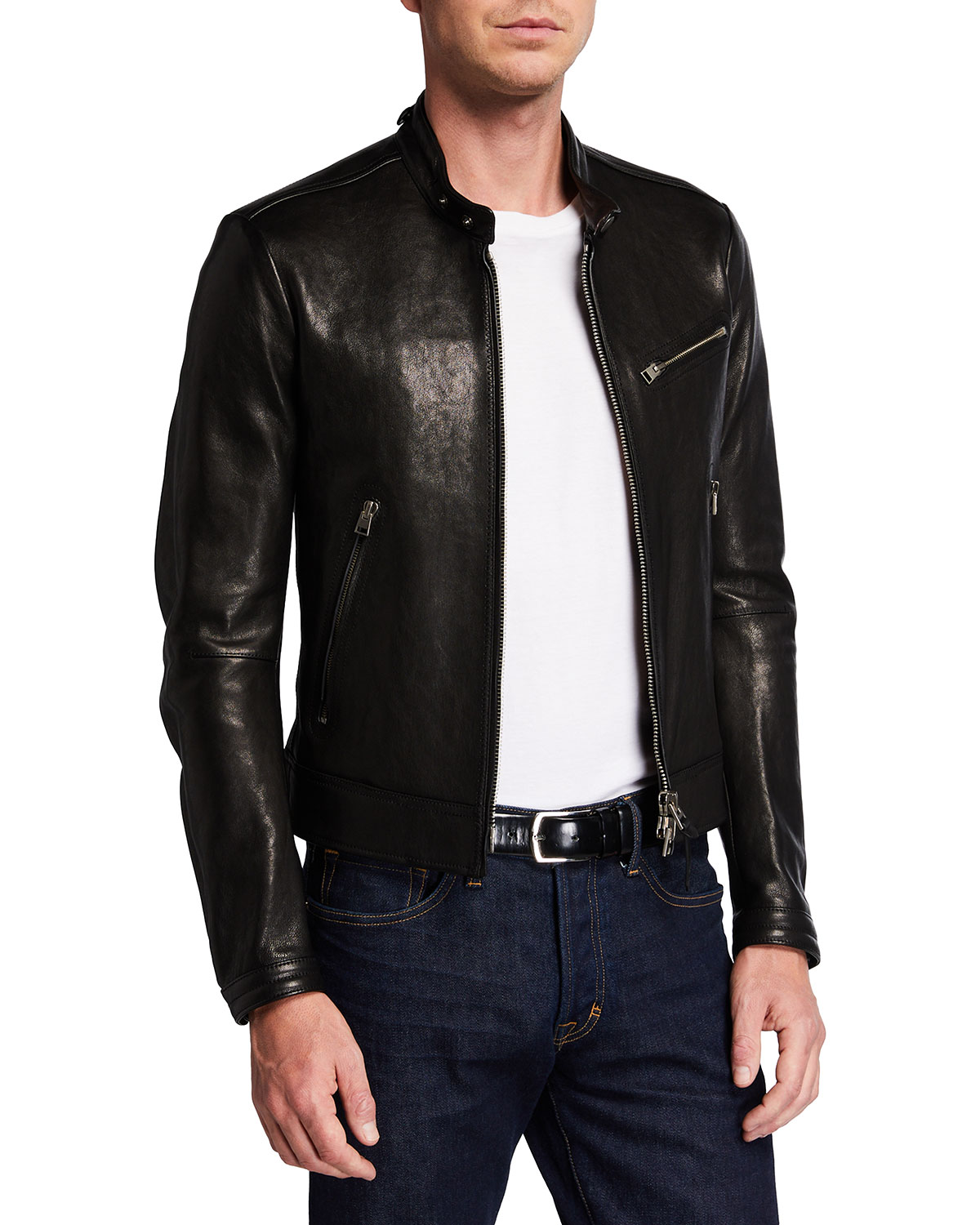 Detail Tom Ford Biker Jacket Nomer 6