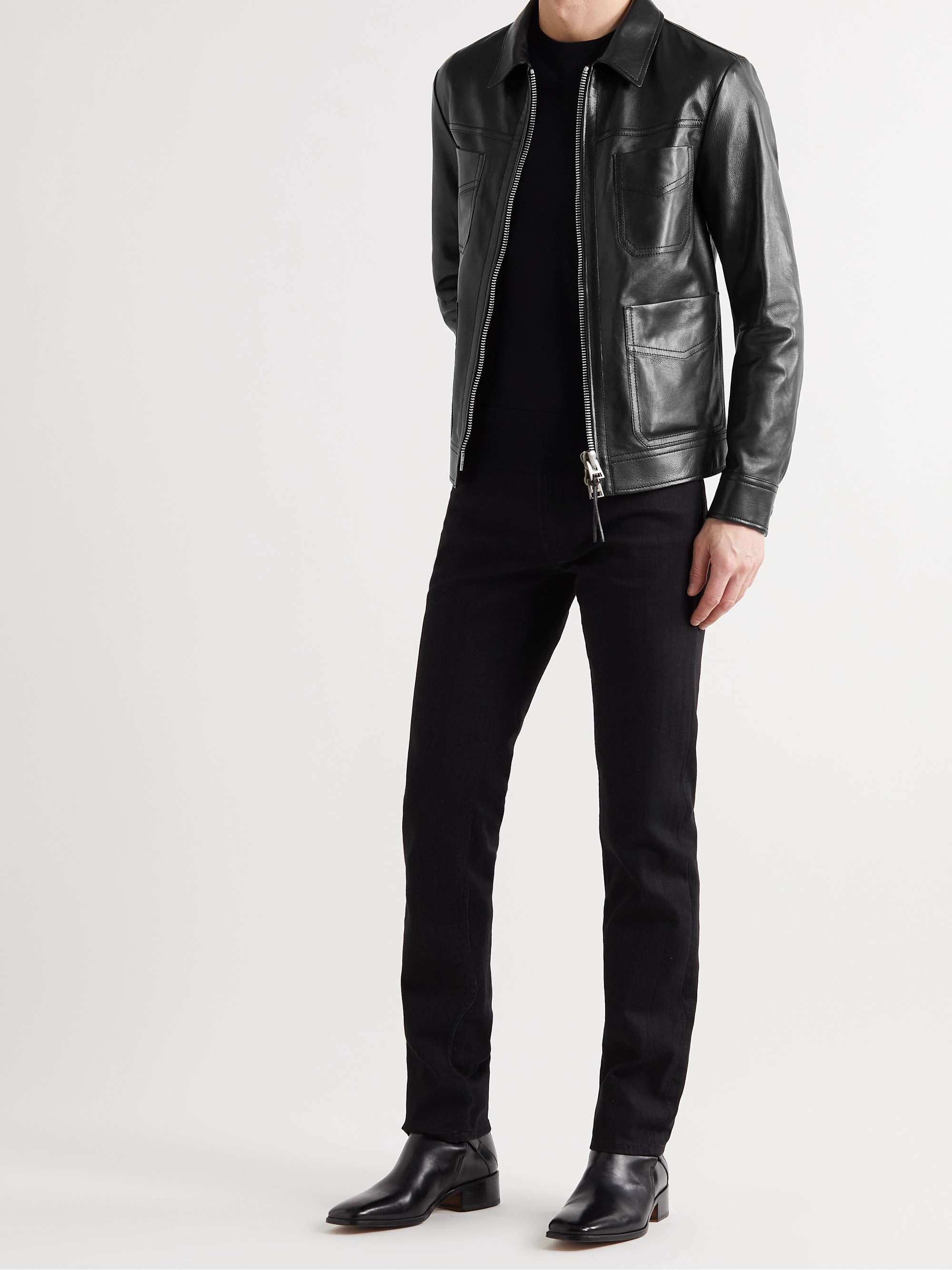 Detail Tom Ford Biker Jacket Nomer 9