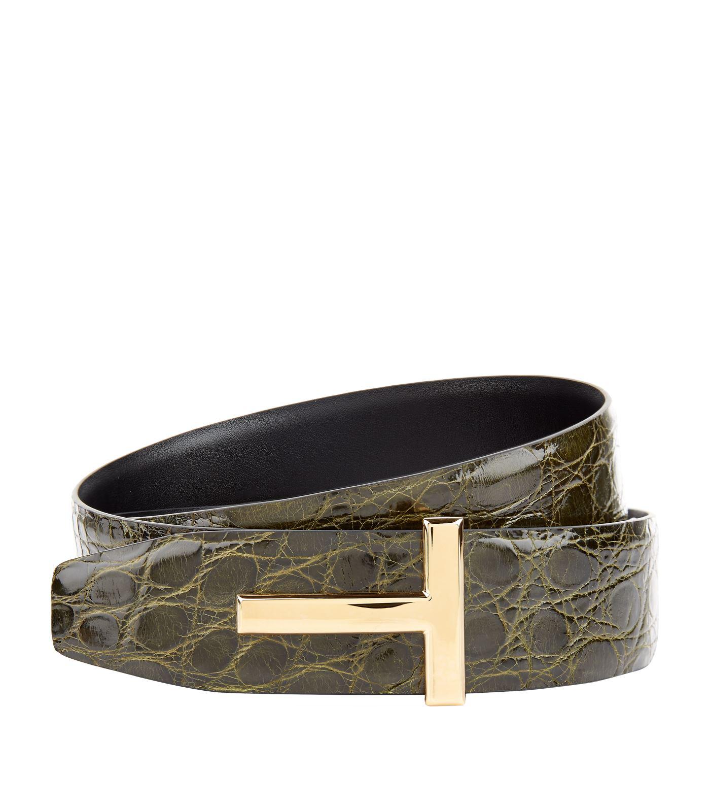 Detail Tom Ford Crocodile Belt Nomer 26