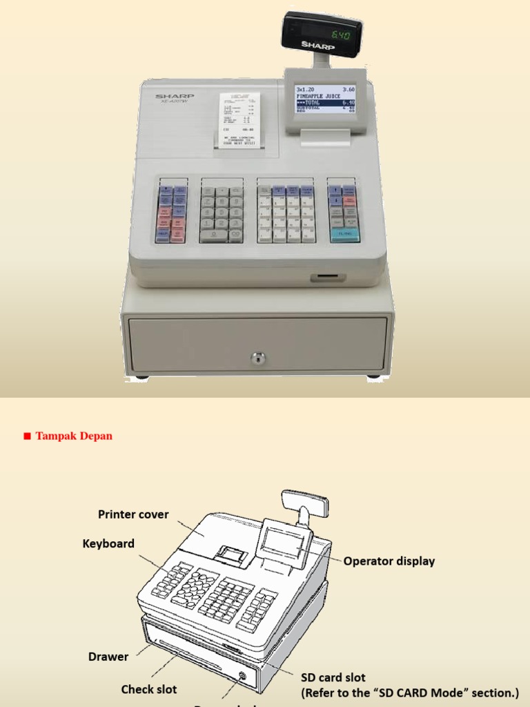 Detail Tombol Tombol Cash Register Nomer 10