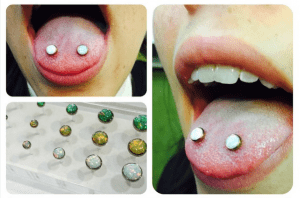 Detail Tongue Scoop Piercing Jewelry Nomer 19