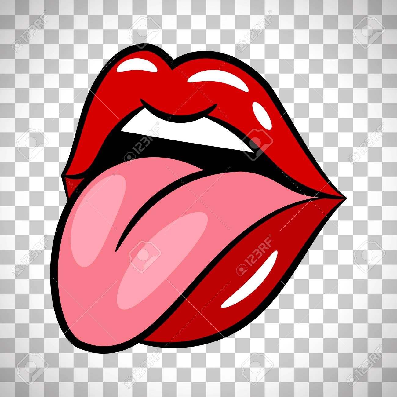 Detail Tongue Transparent Background Nomer 9