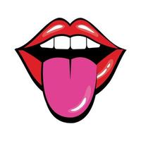 Detail Tongue Vector Nomer 2