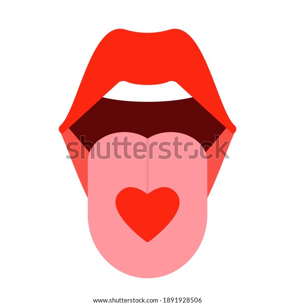 Detail Tongue Vector Nomer 14