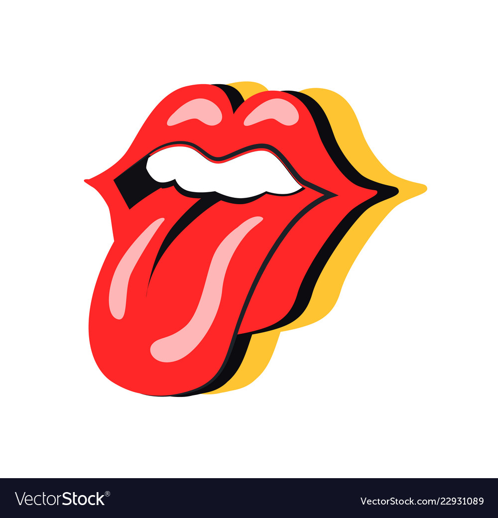 Detail Tongue Vector Nomer 21