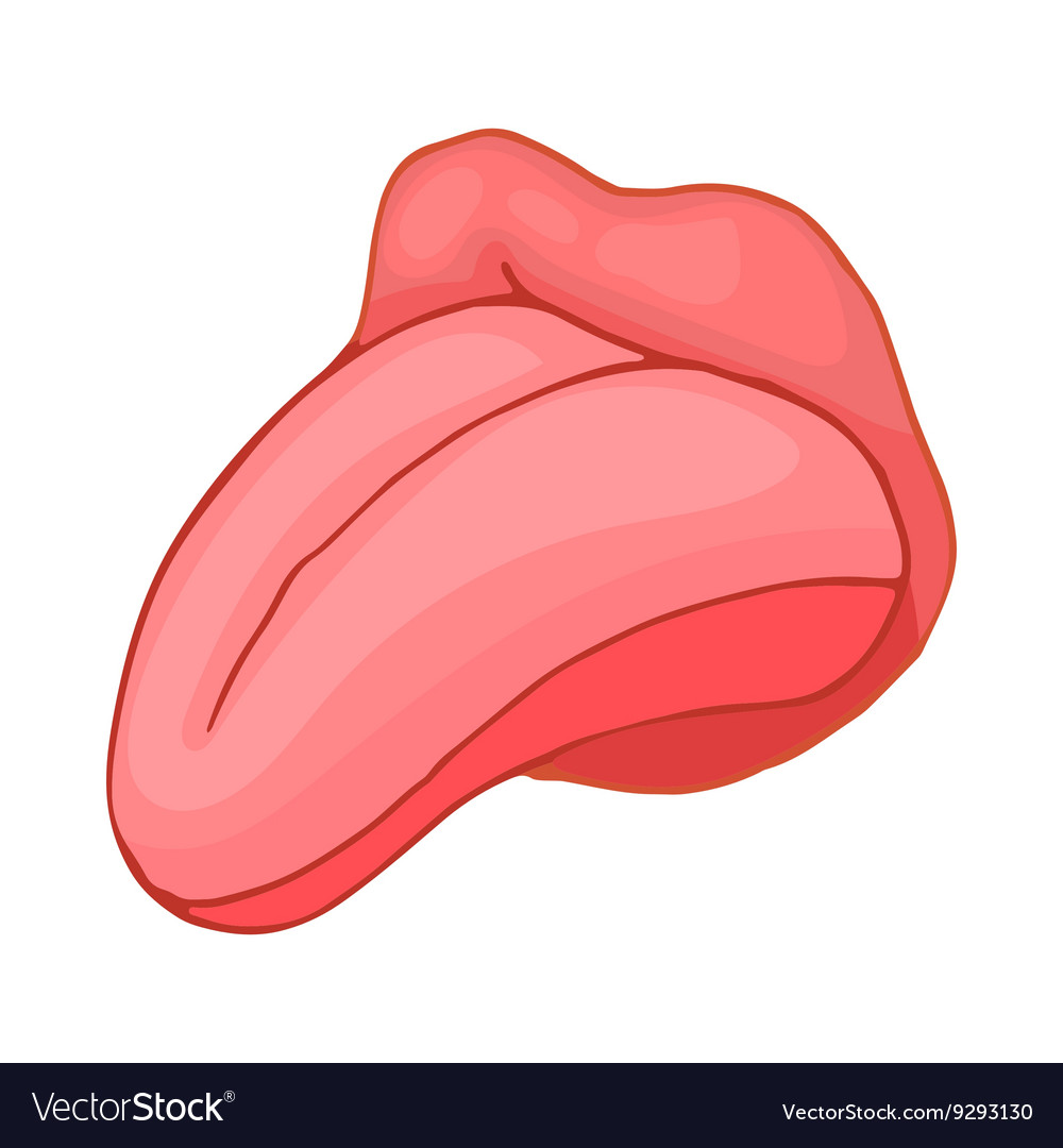 Detail Tongue Vector Nomer 26