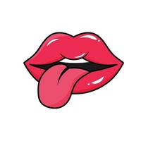 Detail Tongue Vector Nomer 31
