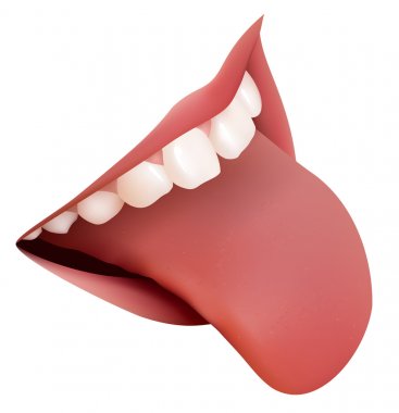 Detail Tongue Vector Nomer 36