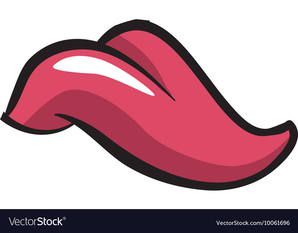 Detail Tongue Vector Nomer 39