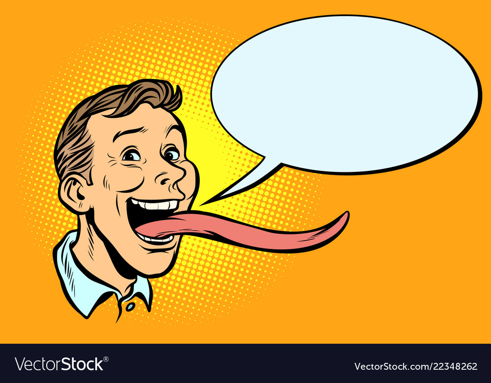 Detail Tongue Vector Nomer 41