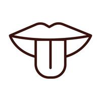 Detail Tongue Vector Nomer 44