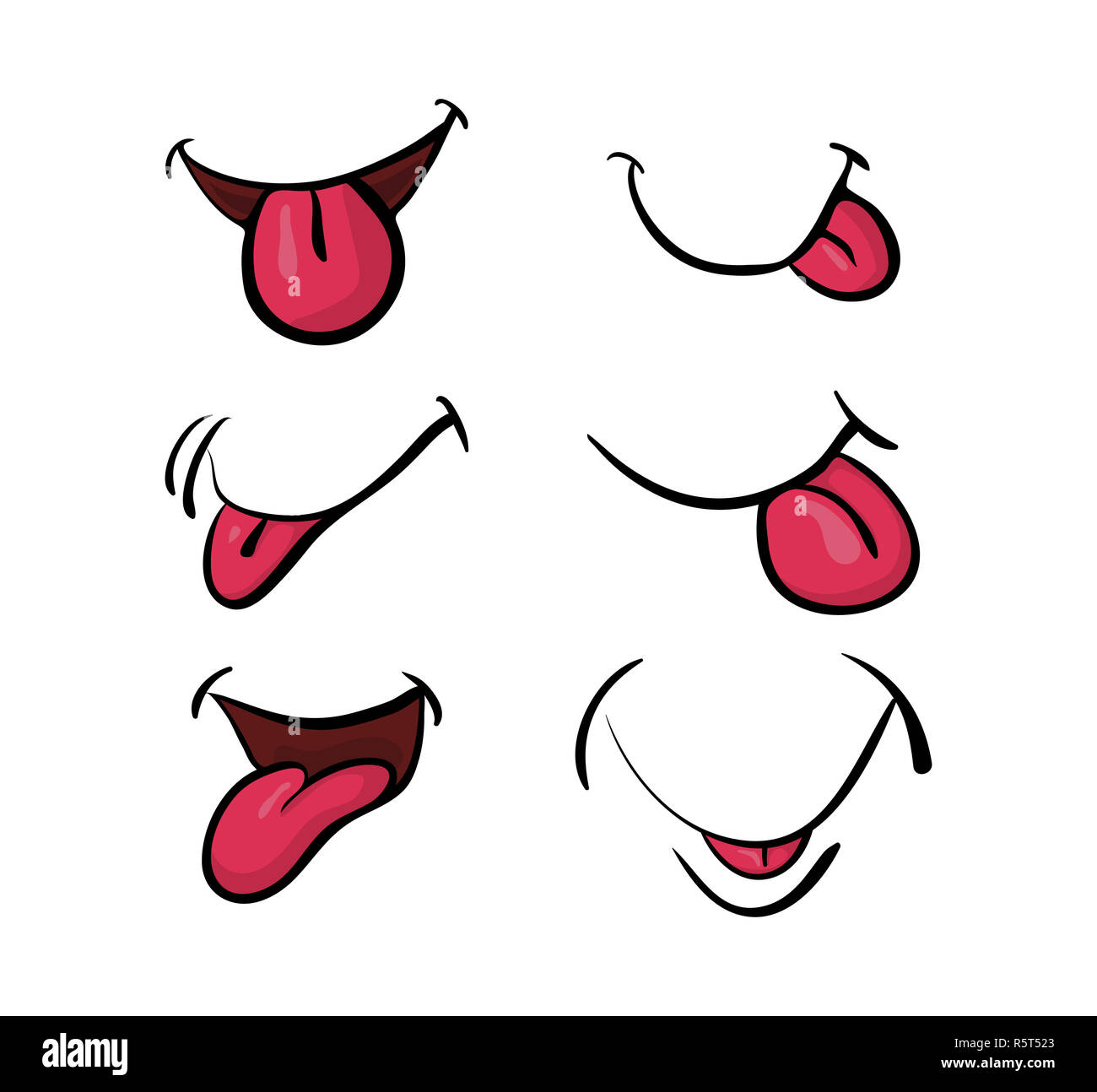 Detail Tongue Vector Nomer 46
