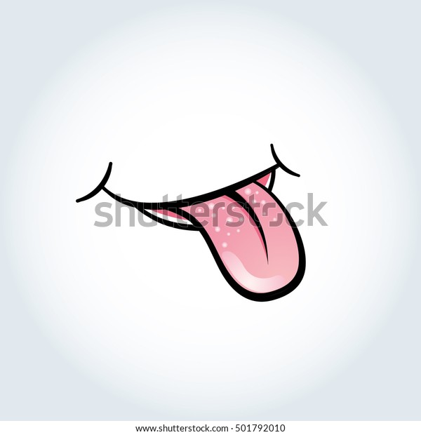 Detail Tongue Vector Nomer 50