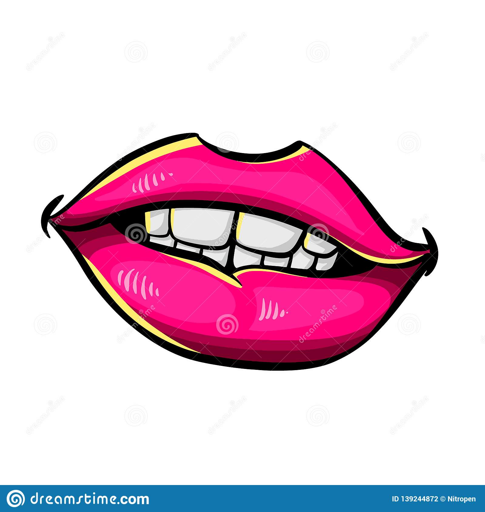 Detail Tongue Vector Nomer 58