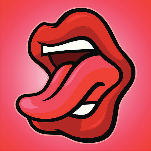Detail Tongue Vector Nomer 8