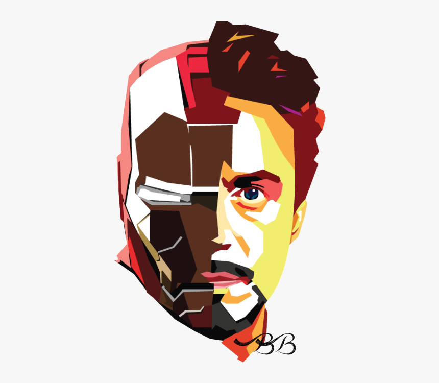 Detail Tony Stark Vector Nomer 16