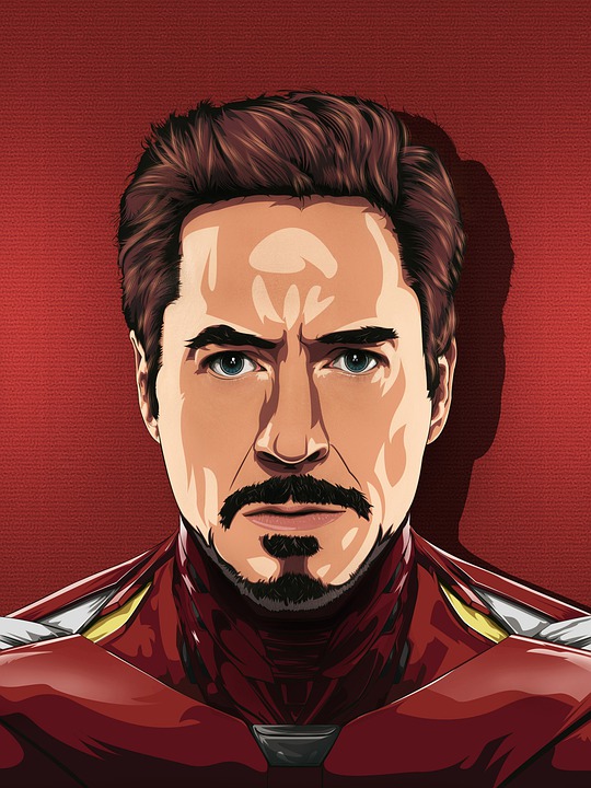Detail Tony Stark Vector Nomer 17