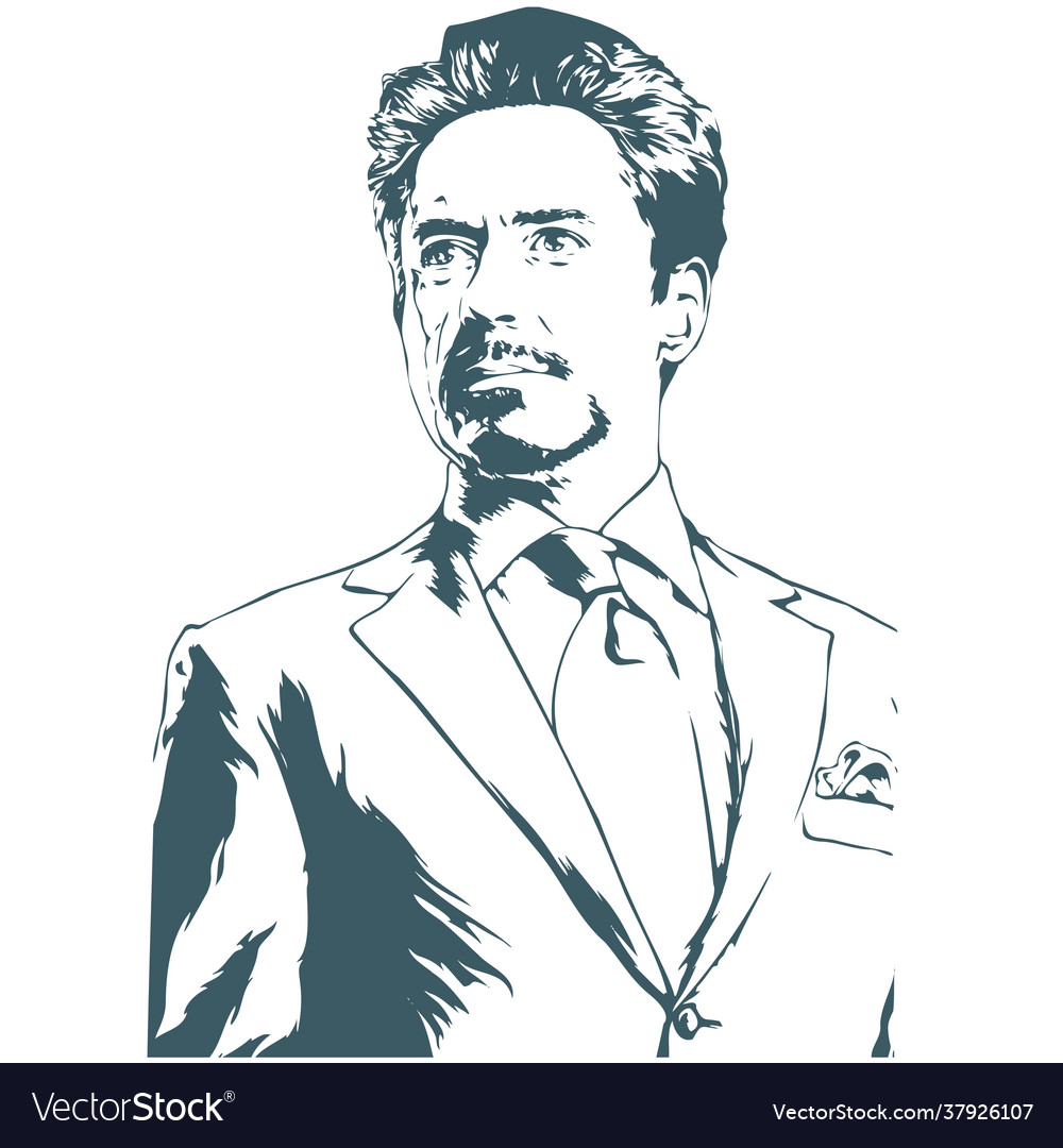 Detail Tony Stark Vector Nomer 18