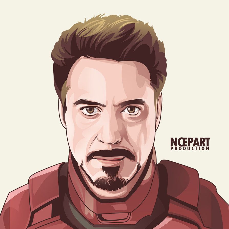 Detail Tony Stark Vector Nomer 21
