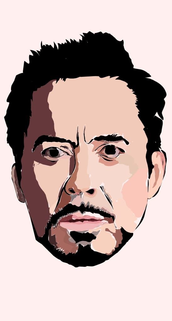 Detail Tony Stark Vector Nomer 22