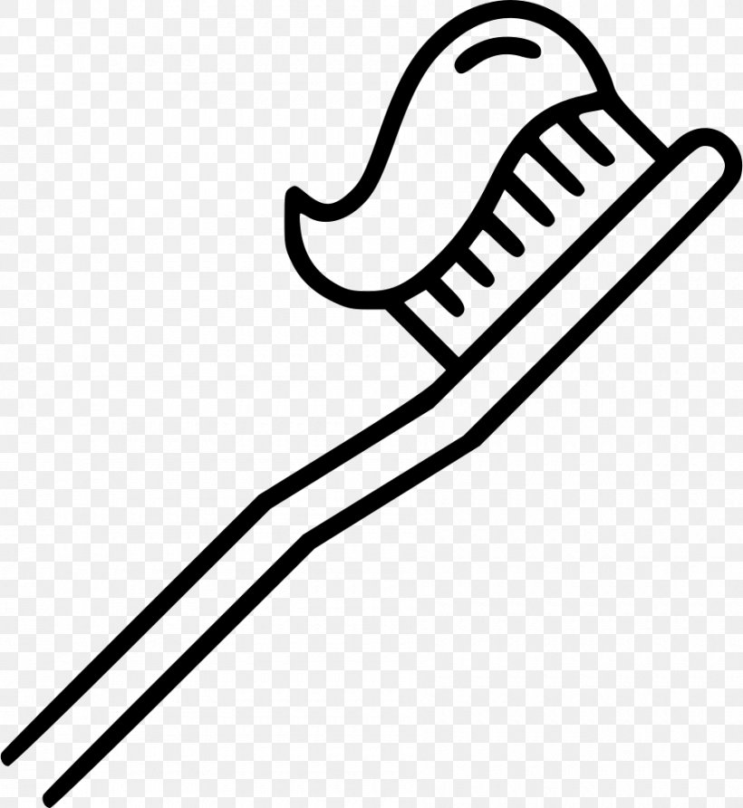Detail Toothbrush Black And White Clipart Nomer 6