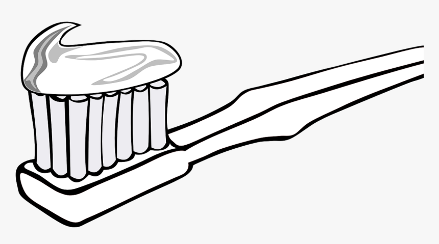 Detail Toothbrush Clipart Black And White Nomer 3