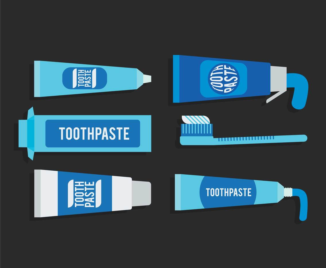 Detail Toothpaste Vector Nomer 6