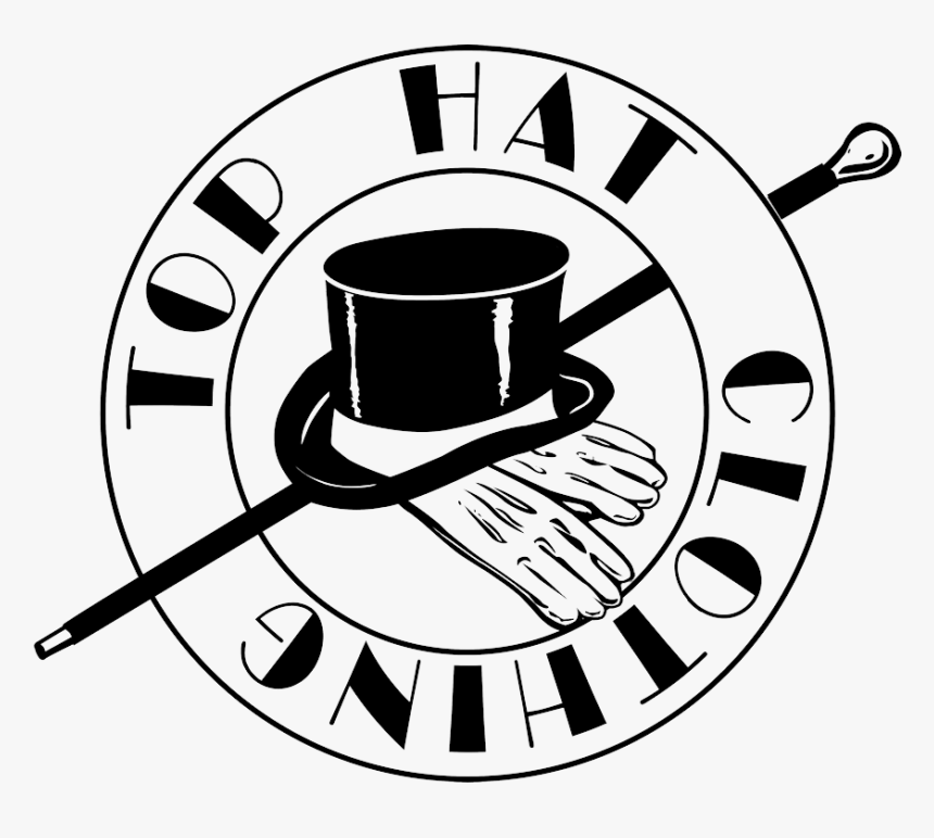 Detail Top Hat And Cane Clipart Nomer 11